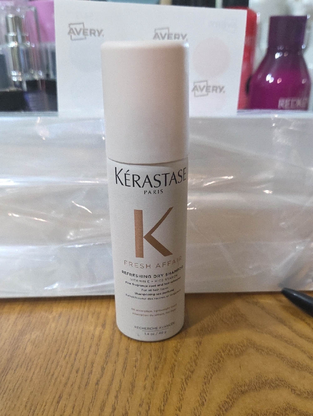Kerastase Fresh Affair Dry Shampoo — Cream White Bottle
